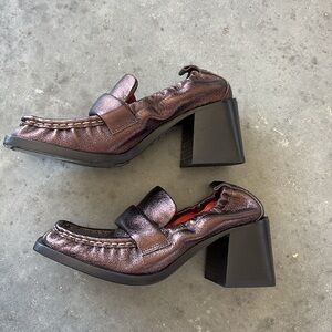 Lemare high heel loafers. New w/o box